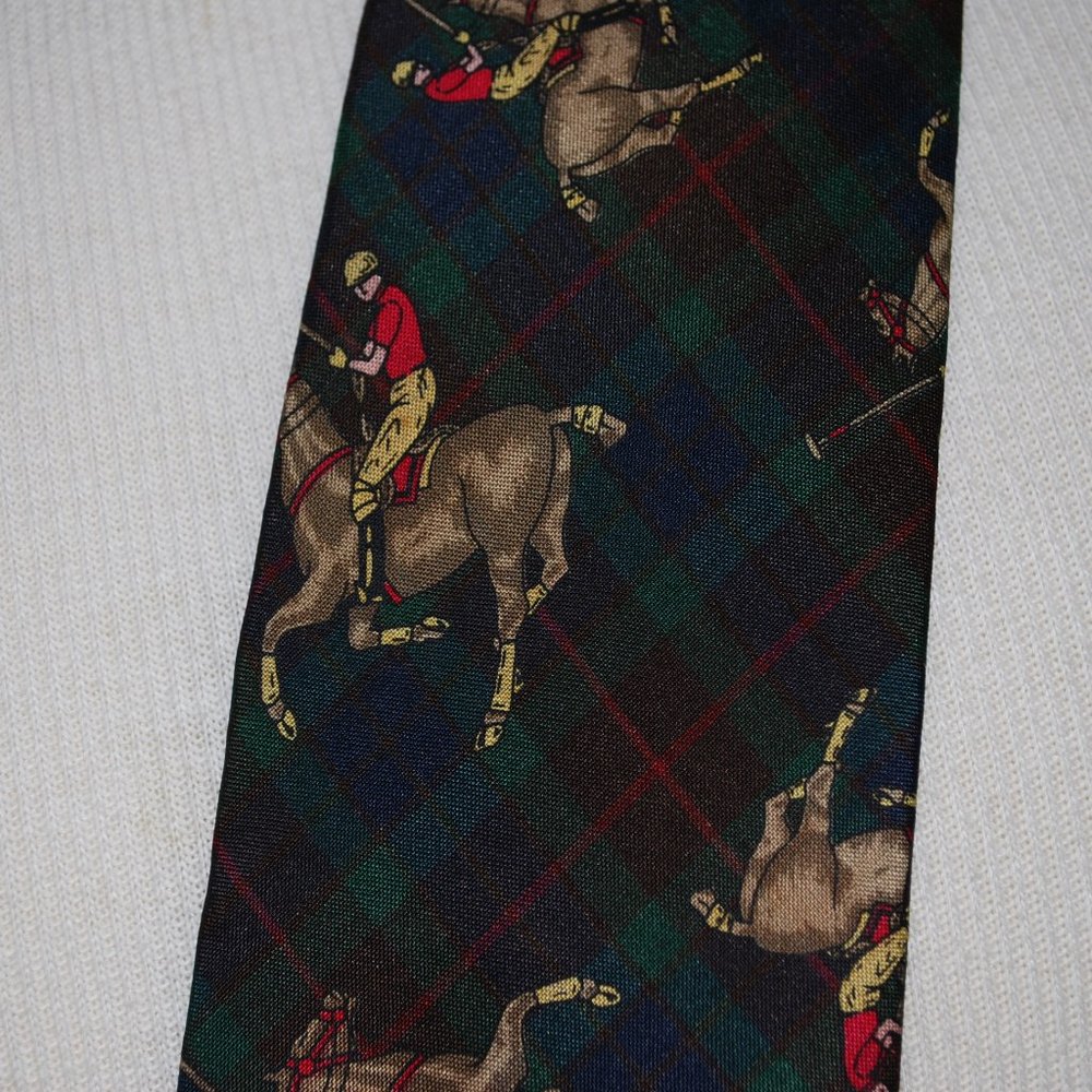 Vintage Ralph Lauren Horse Racing Tie